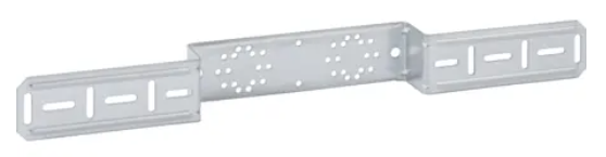 Geberit montageplaat met sprong tweevoudig aansluitafstand 10cm of 12cm-